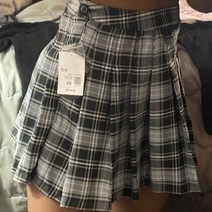 Brand New Plaid Skater Skirt